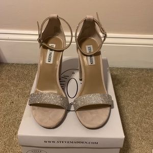 Steve Madden Kalina rhinestone heels